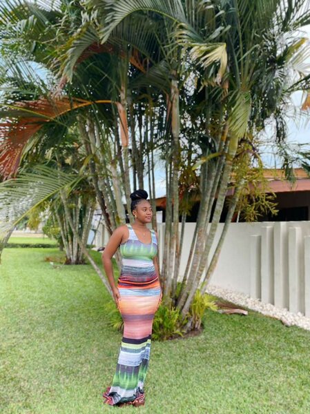 Coconut groove maxi dress