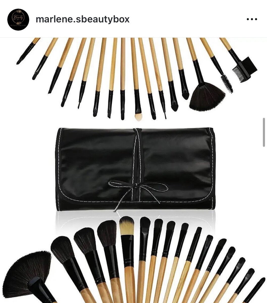 Lot de 24 pinceaux de maquillage
