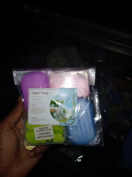 Floral Paper soap