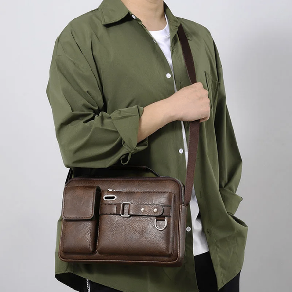 Sacoche en cuir pour homme