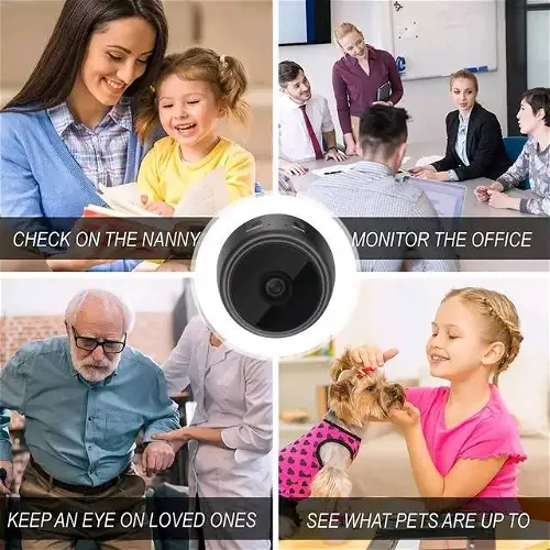 Mini caméra de surveillance avec carte mémoire