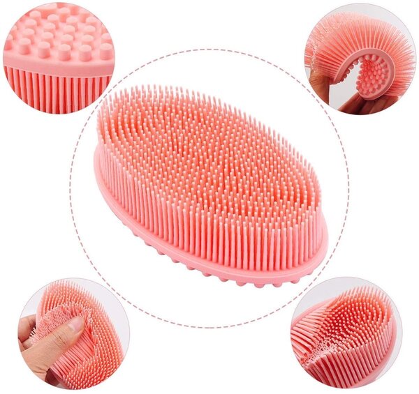 Brosse en silicone pour massage
