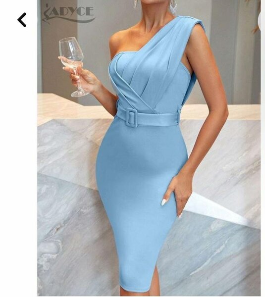 Blue dress
