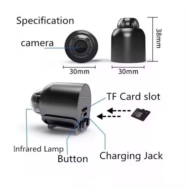 Mini caméra X5 wifi discrète