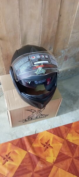 Casque moto Viking Noir