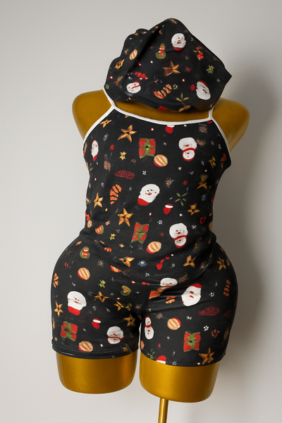 Pyjama d'été imprimé pour femmes