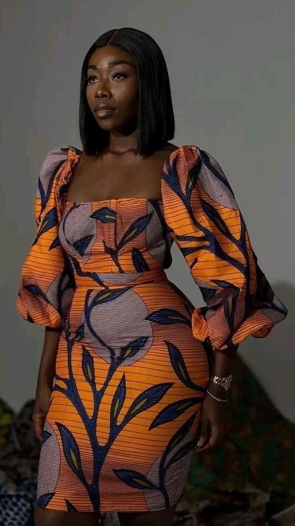 Robe en pagne
