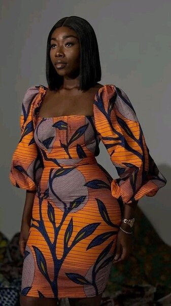 Robe en pagne