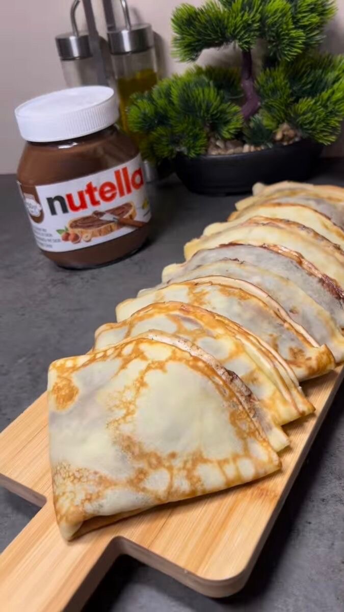 Crêpes fourrées Nutella
