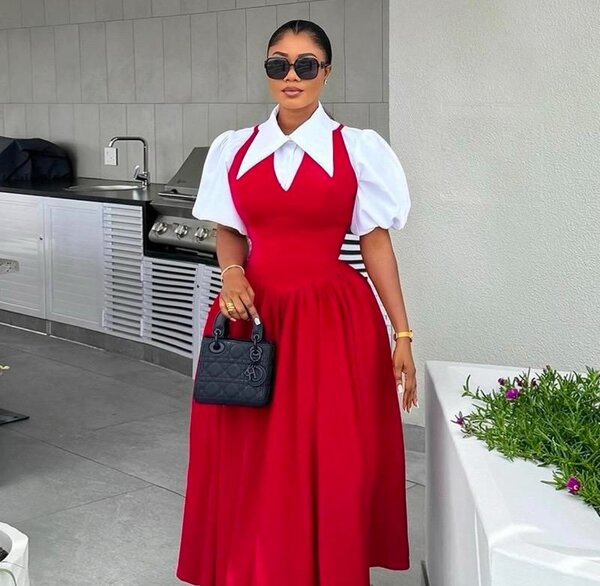 2 in 1 Red dress