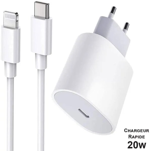 Chargeur rapide USB-C 20W