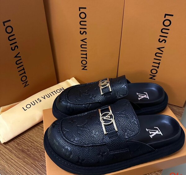 Mules en cuir pour hommes