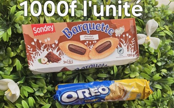 Biscuits Barquette Chocolat