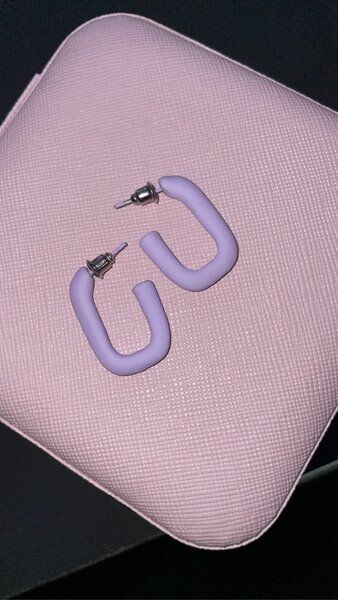 Colored earrings