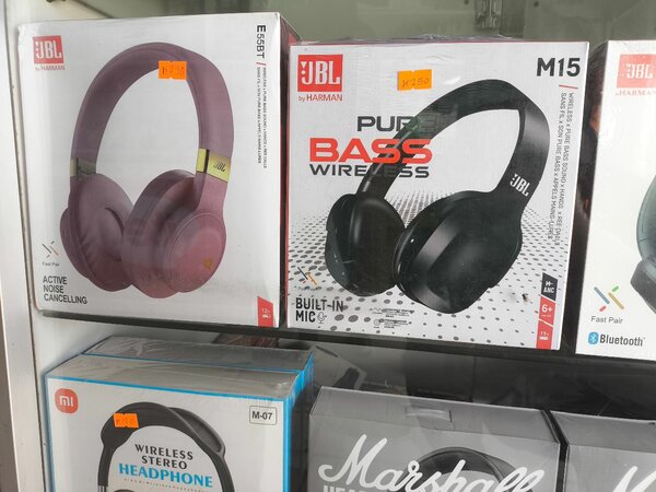Assorted headphones