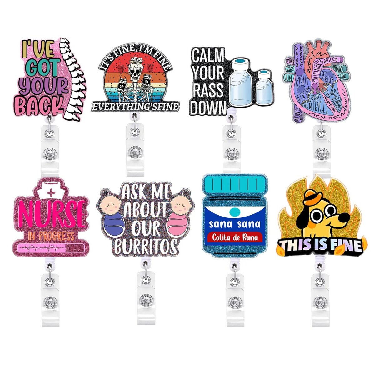 ID holders/badge reels