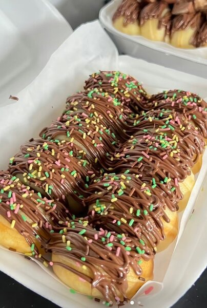 Donuts au chocolat