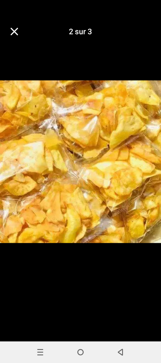 Chips de patate douce