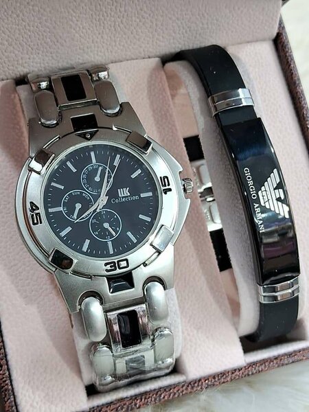 Ensemble de montre homme et bracelet
