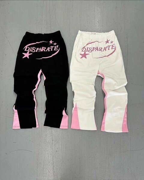 Pantalons sport bicolores unisexes