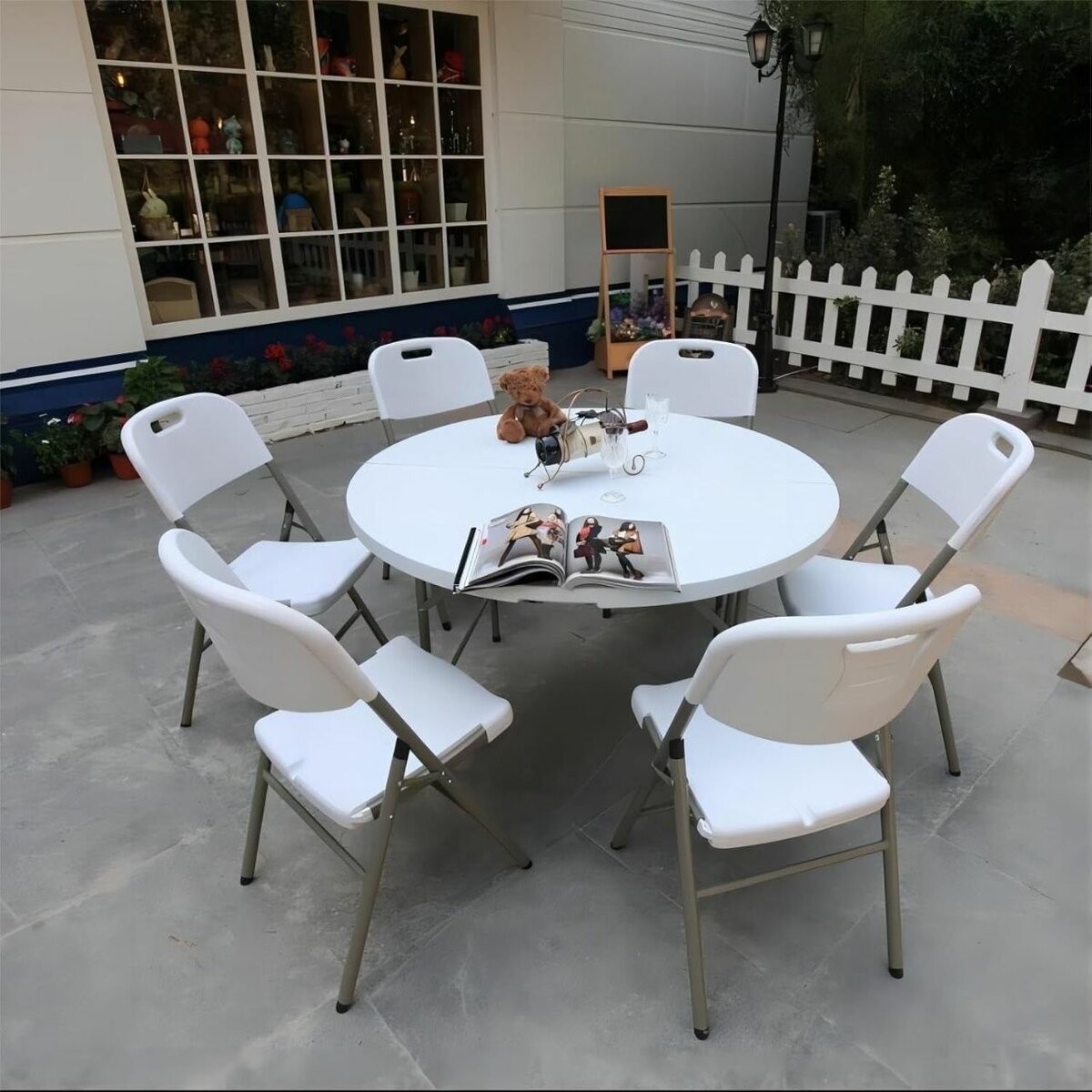Table ronde pliante 1,22m