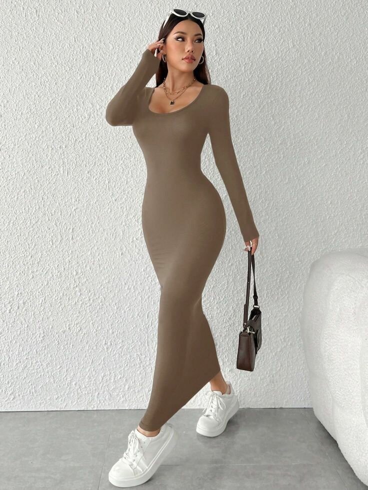 Robe manches longues