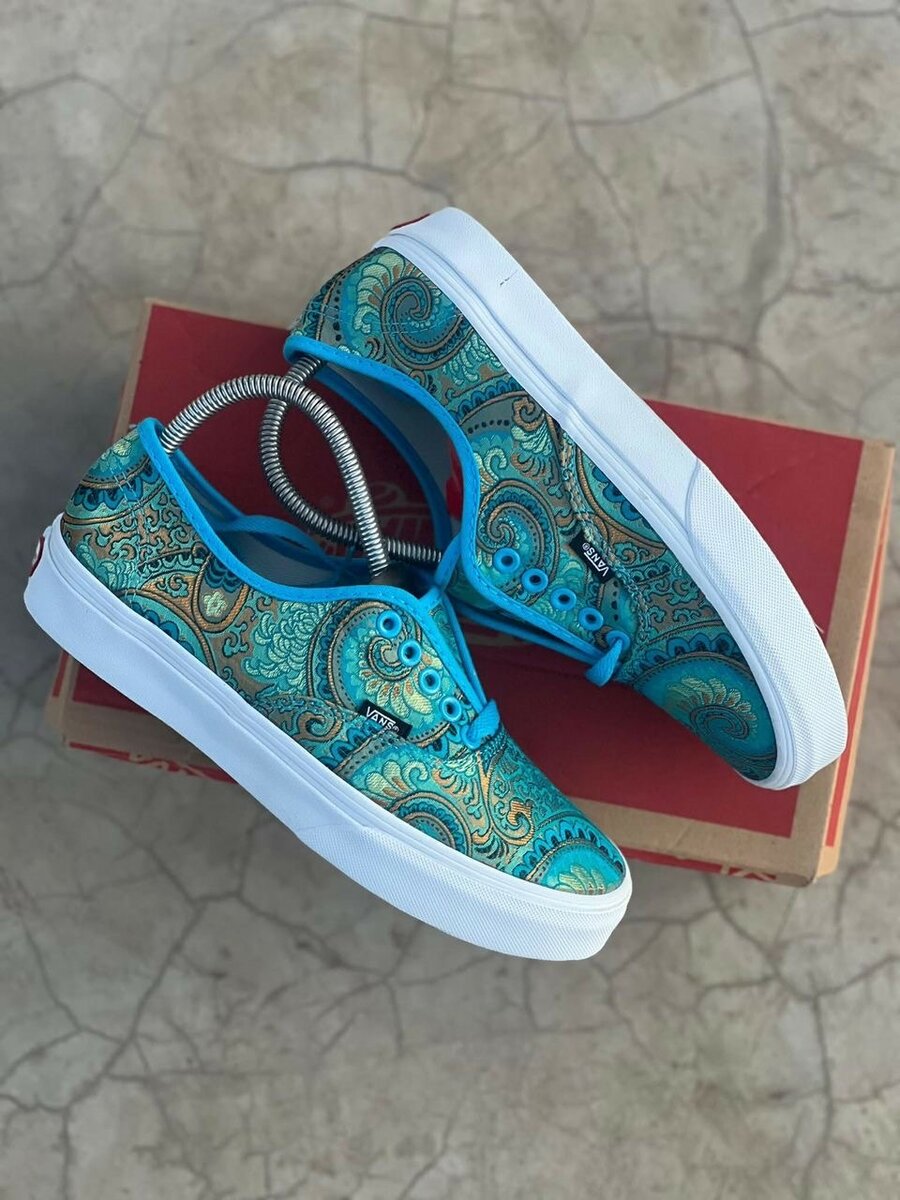 Vans Sneakers Motif Turquoise