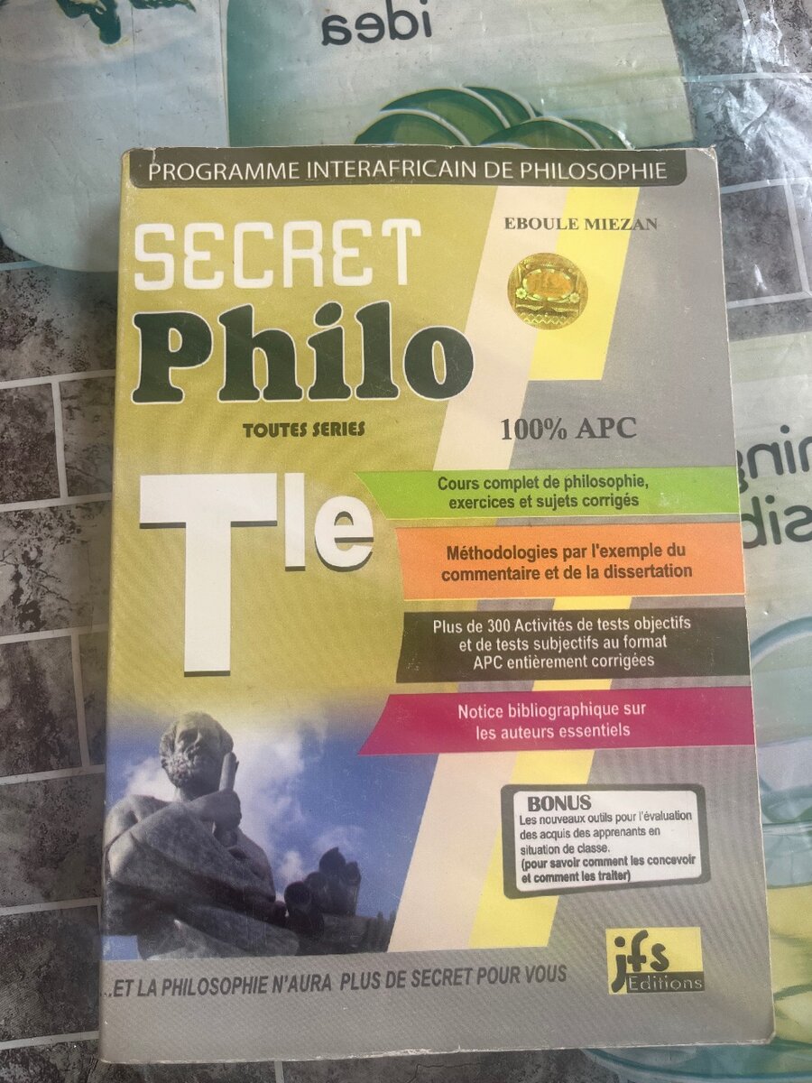 Livre Secret Philo Terminale