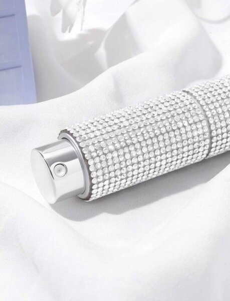 Rhinestone Perfume Bottle.