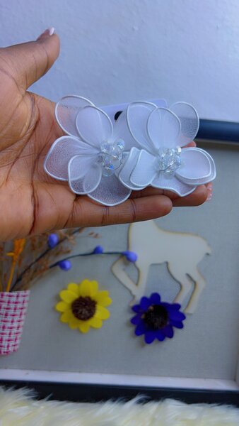 Floral earrings