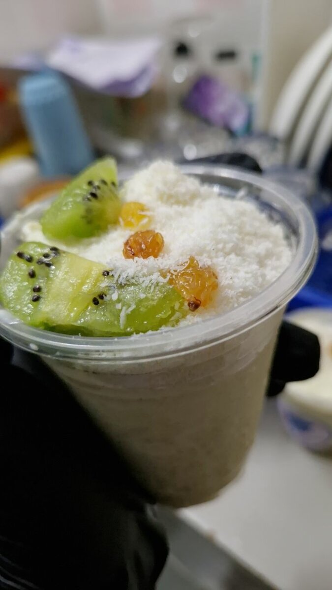 Yaourt , Dèguè au coco rapé