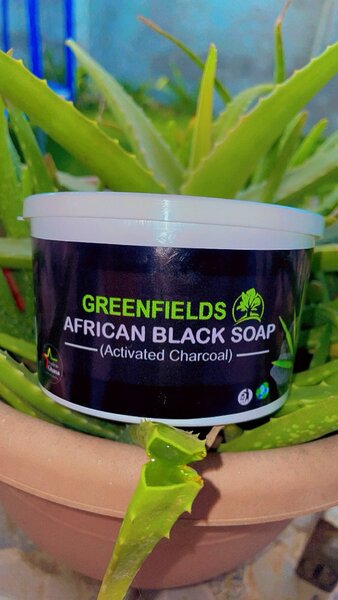Activated charcoal black soap