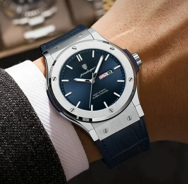 Montre Homme Luxe Acier Inox