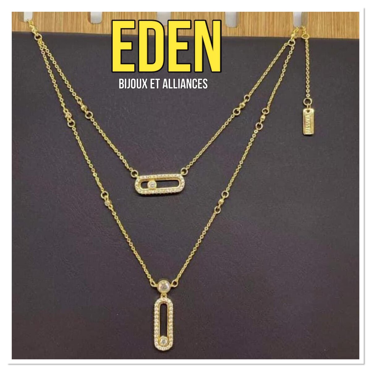 Collier plaqué or