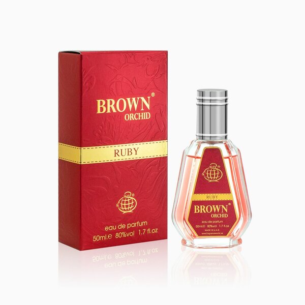 Brown orchid ruby