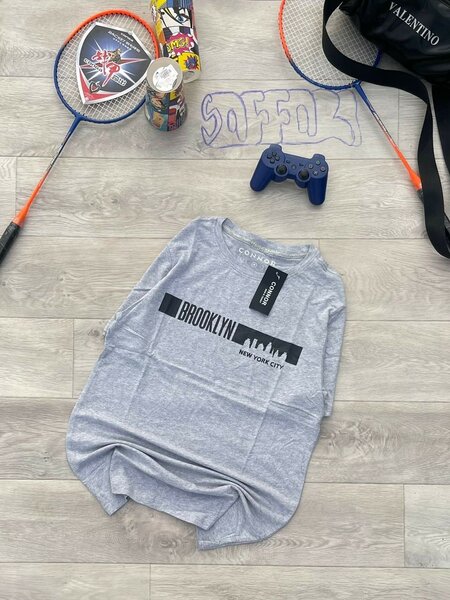 T-shirt gris Brooklyn
