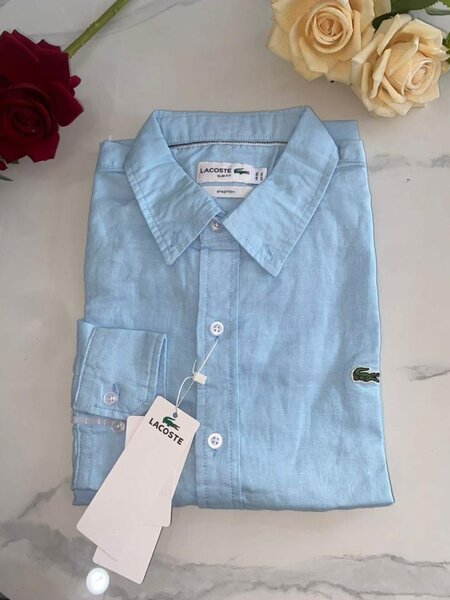 Chemise Lacoste bleu clair