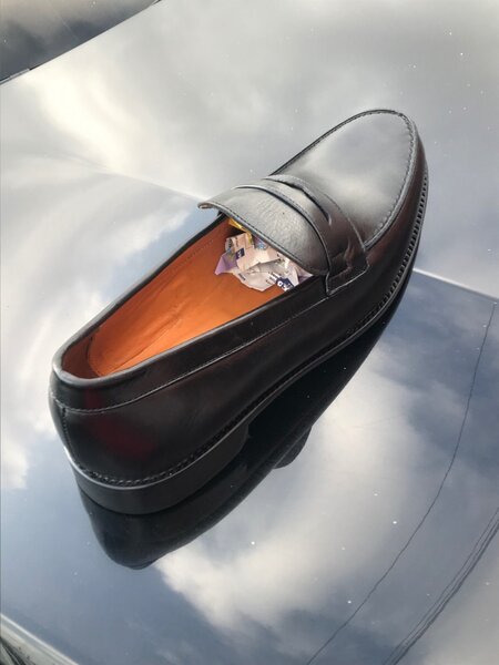 Mocassin en cuir élégant
