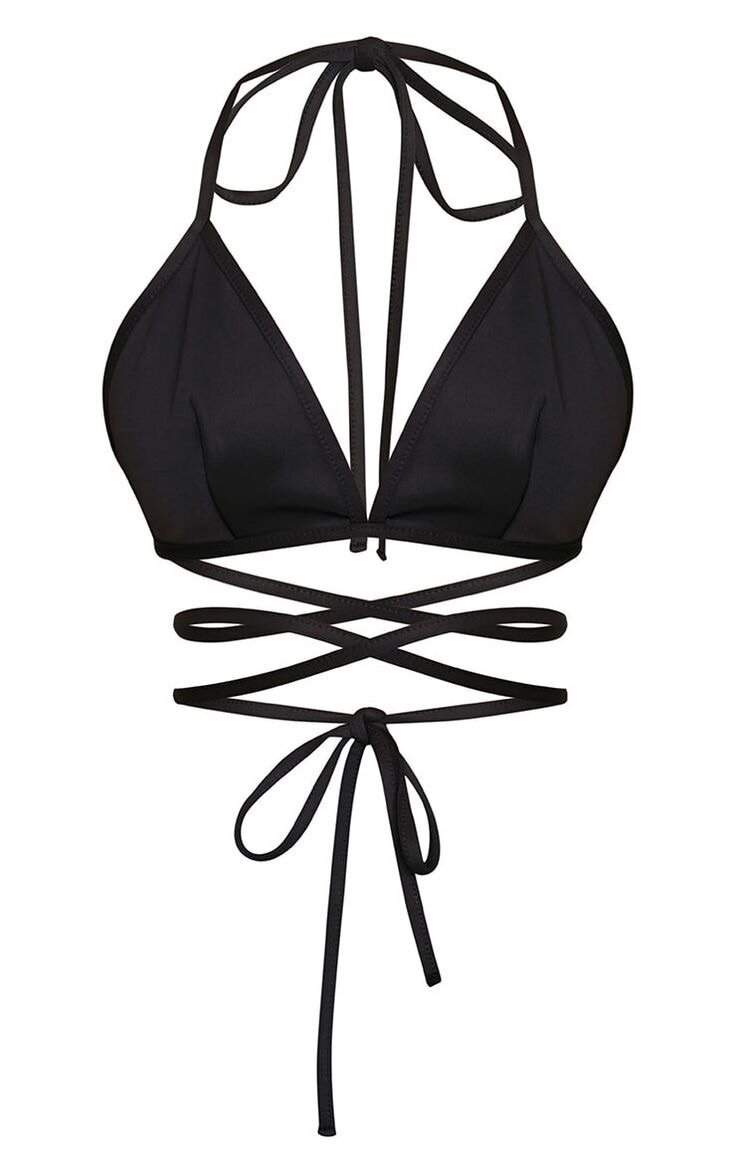 Lace up bra