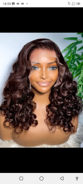 Perruque Bouclée Naturelle Luxe