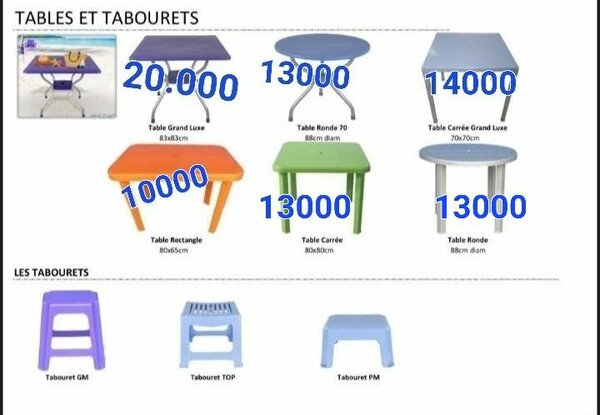 Table rectangle