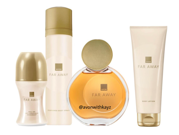avon far away 4 pc set
