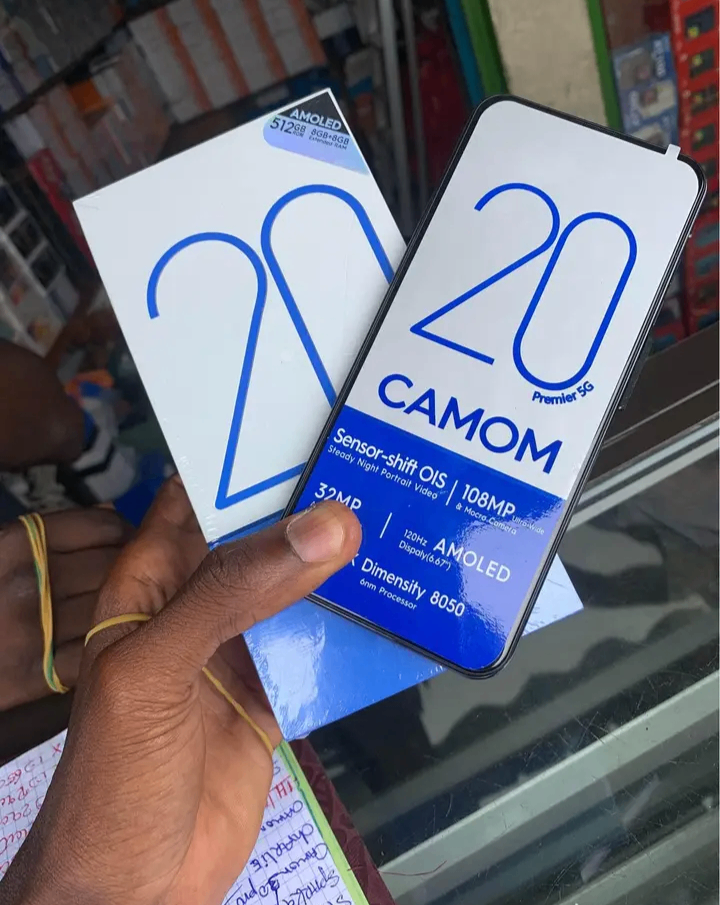 Smartphone Camom 20 Premier 5G
