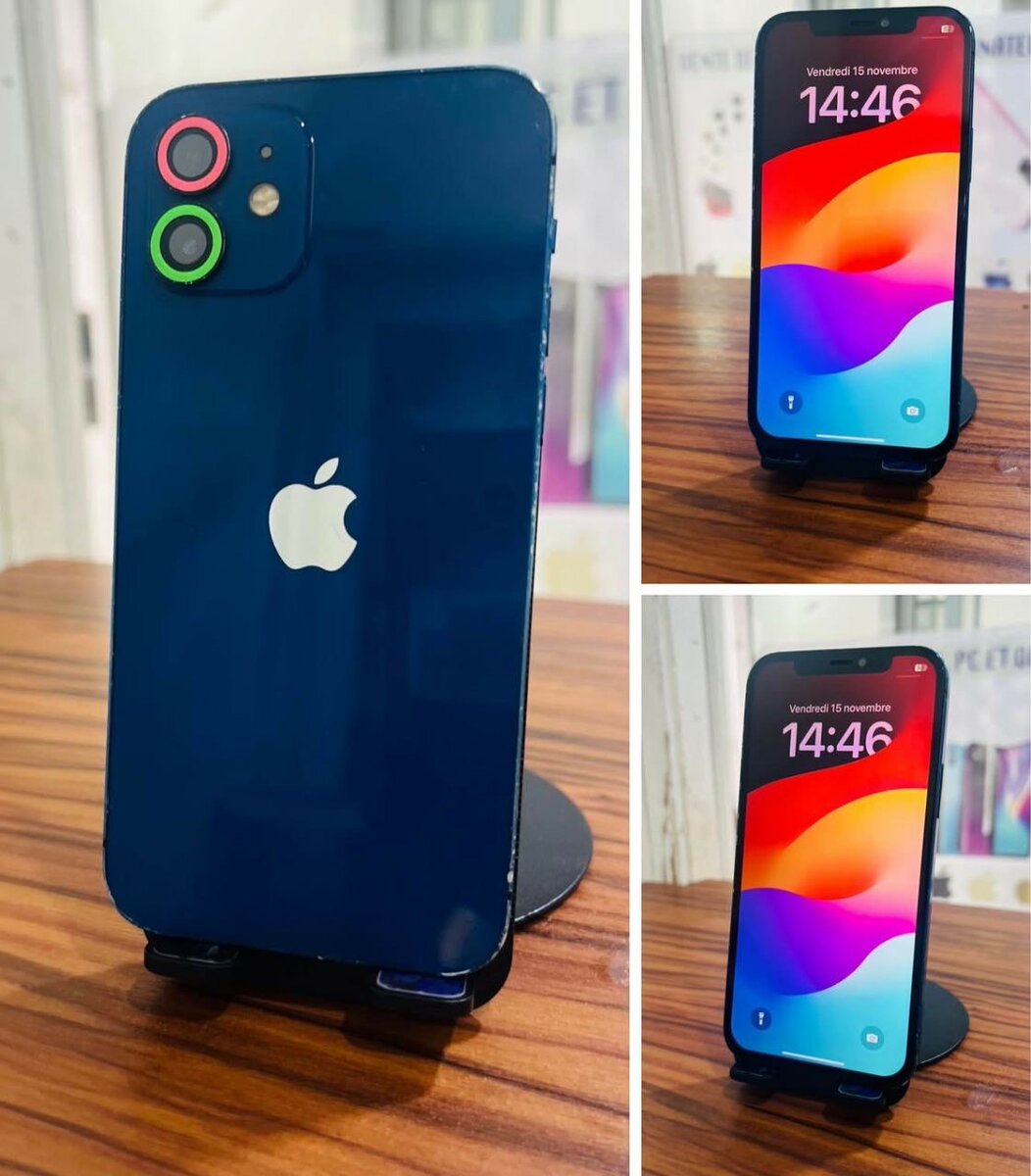 iPhone 12 64giga sans Face ID vendu en magasin
