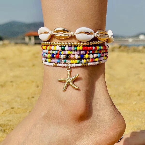 Boho Bracelet de cheville