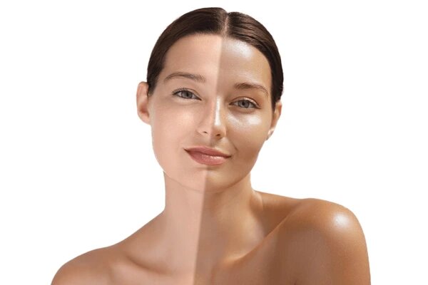 Half cast face cream