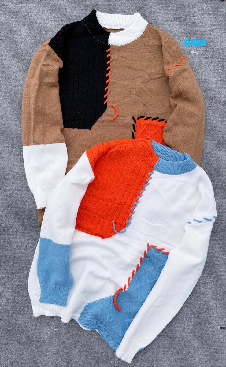 Pulls Patchwork Unisexe le duo