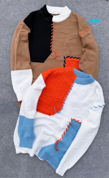 Pulls Patchwork Unisexe le duo
