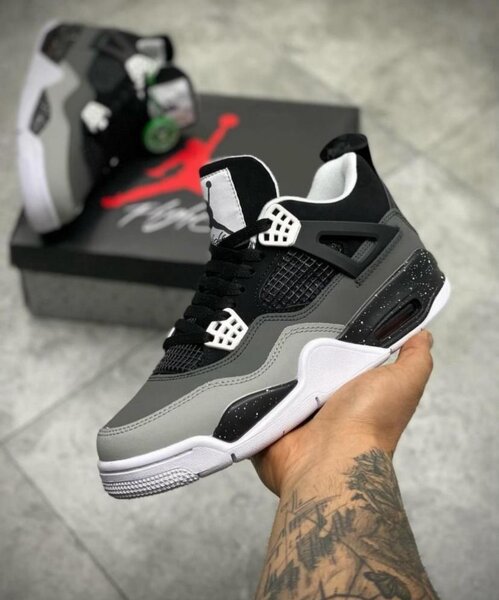 Ai Jordan 4 Ash/Black