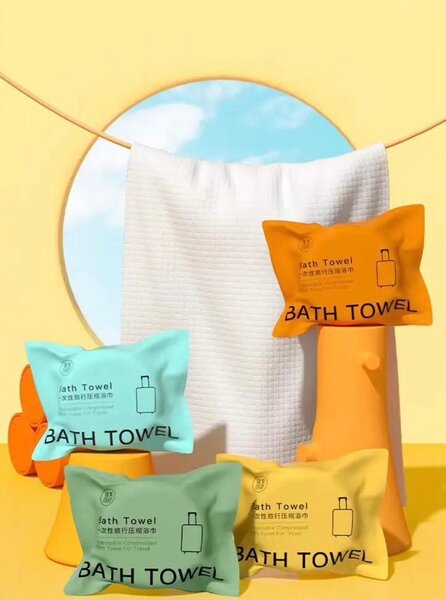 Compressed Bath Towel